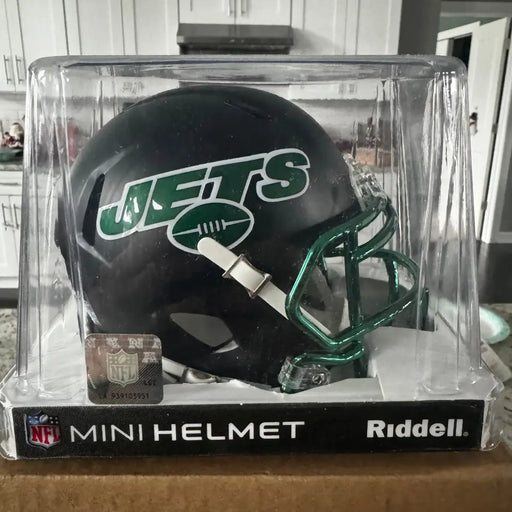 New York Jets NFL Mini Speed Football Helmet 2022 Alternate On-Field Helmets