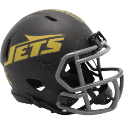 New York Jets SALUTE TO SERVICE 4 Mini Speed Football Helmet- NFL Helmets