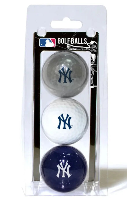 New York Yankees 3 Pack of Golf Balls Golf Balls