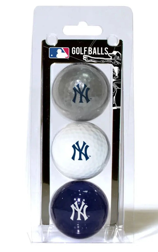 New York Yankees 3 Pack of Golf Balls Golf Balls