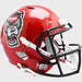 North Carolina State Wolfpack Full Size Speed Replica Football Helmet Red Tuffy- NCAA Helmets