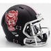 North Carolina State Wolfpack NCAA Mini Speed Football Helmet Black Howl - NCAA Helmets