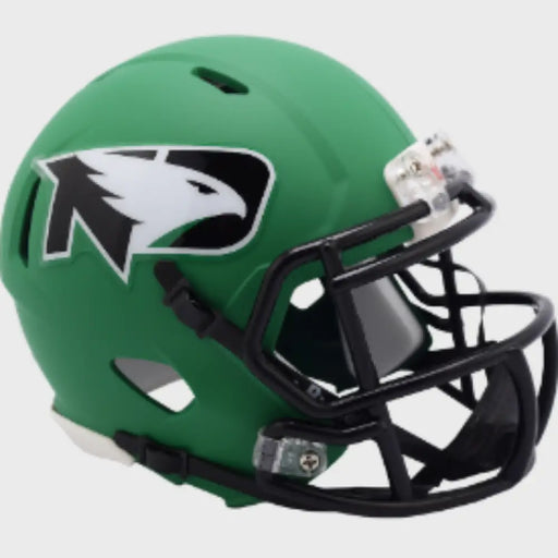 North Dakota Fighting Sioux NCAA Mini Speed Football Helmet Flat Green Helmets