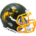 North Dakota State Bison NCAA Mini Speed Football Helmet Flat Green - NCAA Helmets