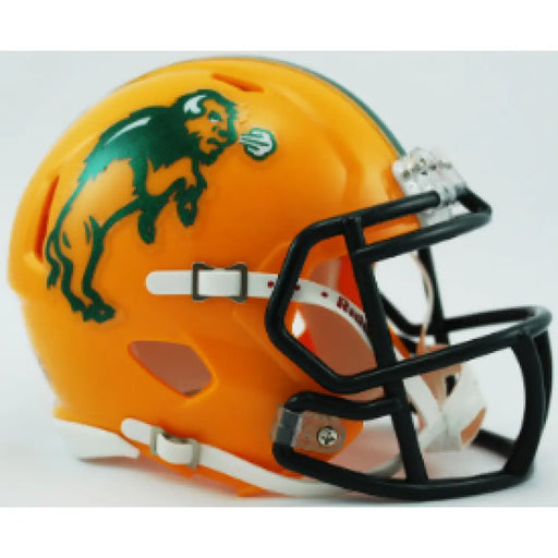 North Dakota State Bison NCAA Mini Speed Football Helmet - NCAA Helmets