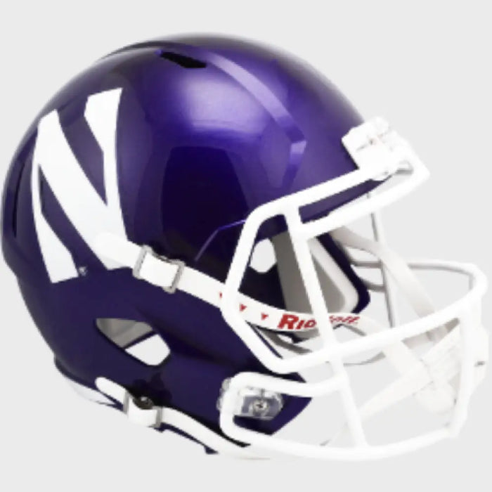 Northwestern Wildcats Full Size Speed Replica Football Helmet - NCAA Helmets