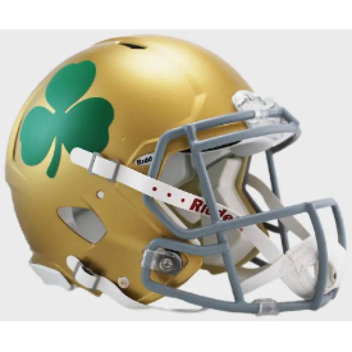 Notre Dame Fighting Irish Full Size Authentic Speed Football Helmet Shamrock - NCAA Helmets