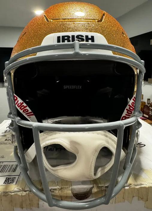 american football helmets for sale ireland Notre Dame Fighting Irish Full Size Authentic SpeedFlex Football Helme — Break4Sports & Collectibles, LLC