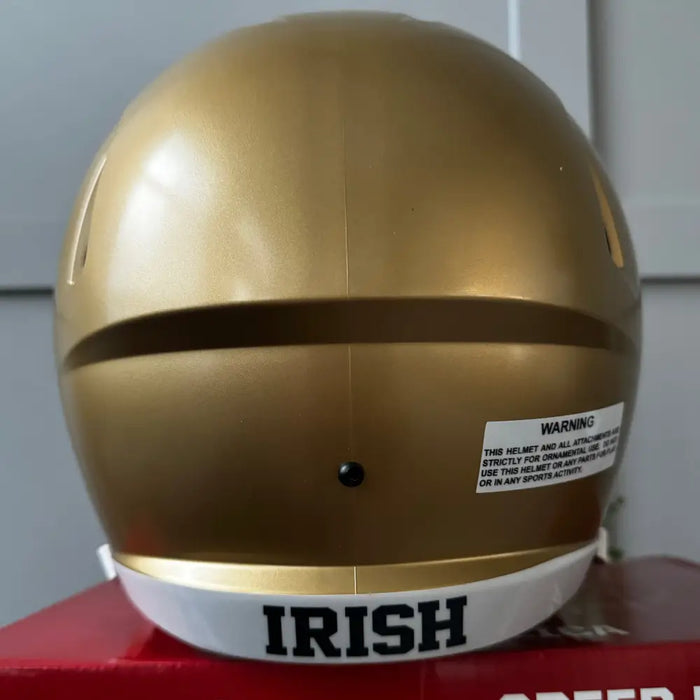 Notre Dame Fighting Irish Full Size Speed Replica Football Helmet- NCAA Helmets