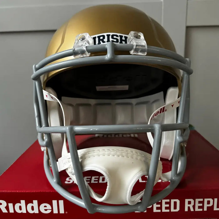 Notre Dame Fighting Irish Full Size Speed Replica Football Helmet- NCAA Helmets
