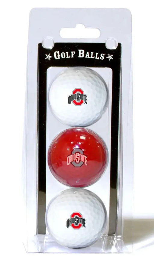 Ohio State Buckeyes 3 Pack of Golf Balls Golf Balls