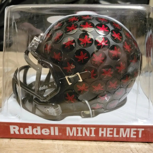Ohio State Buckeyes NCAA Mini Speed Football Helmet Satin Black - NCAA Helmets