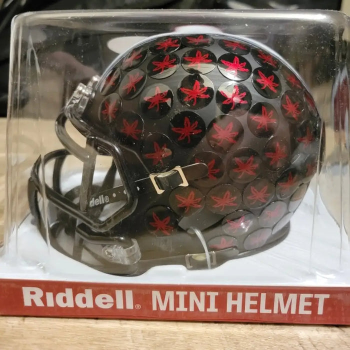 Ohio State Buckeyes NCAA Mini Speed Football Helmet Satin Black - NCAA Helmets