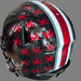 Ohio State Buckeyes Speed Full Size Replica Football Helmet Satin Black with Red Buckeyes - NCAA Helmets