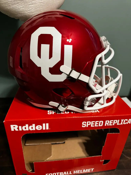 Oklahoma Sooners Full Size Replica Speed Football Helmet- NCAA Helmets