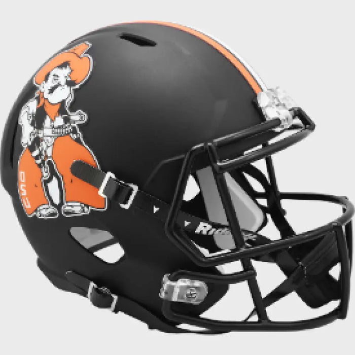 Oklahoma State Cowboys Full Size Speed Replica Football Helmet Pistol Pete- NCAA Helmets