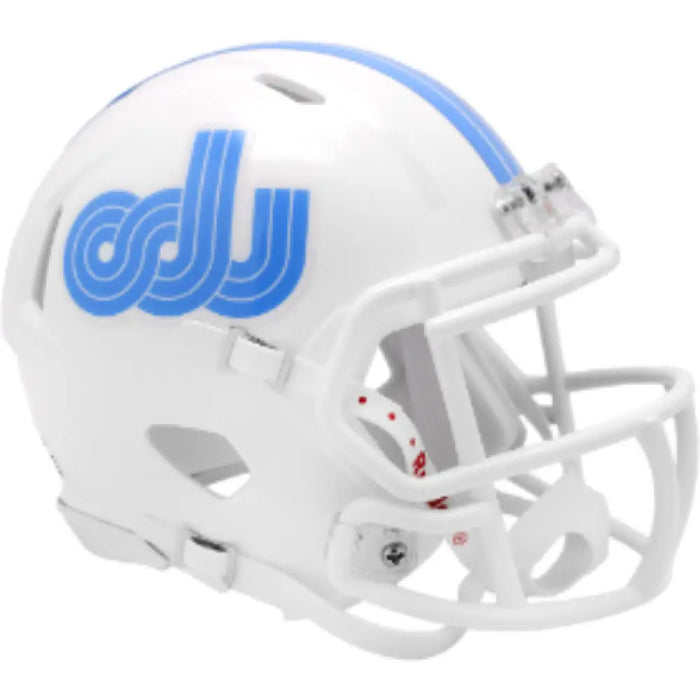 Old Dominion Monarchs NCAA Mini Speed Football Helmet Racetrack 2024- NCAA Helmets