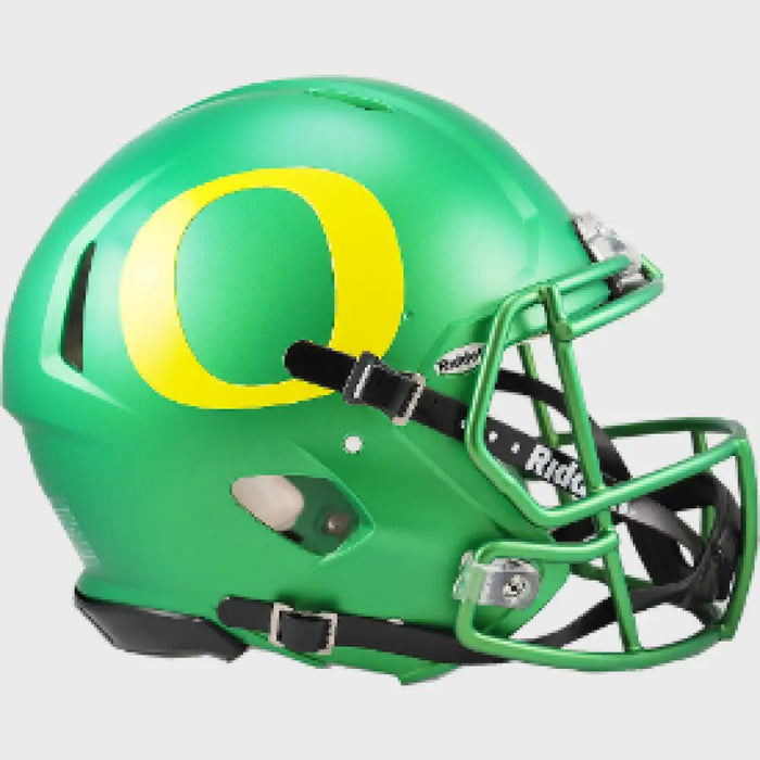 Oregon Ducks Full Size Authentic Speed Football Helmet Apple Green - NCAA Helmets