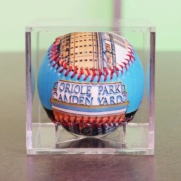 Oriole Park Camden Yards Baseball (Baltimore Orioles) Baseball + Case Baseball
