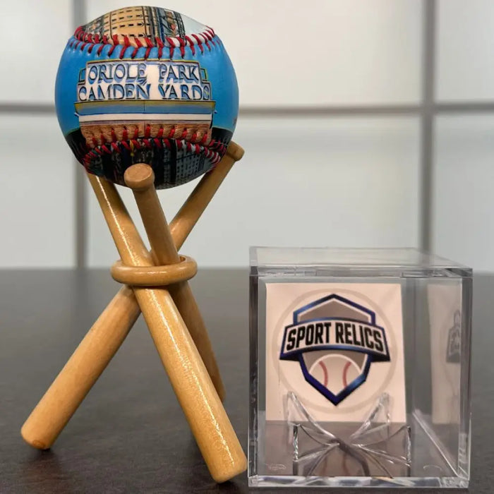 Oriole Park Camden Yards Baseball (Baltimore Orioles) Baseball + Stand + Case Baseball