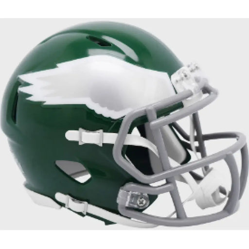 Philadelphia Eagles 1974 to 1995 Riddell Mini Speed Throwback Helmet - NFL Helmets