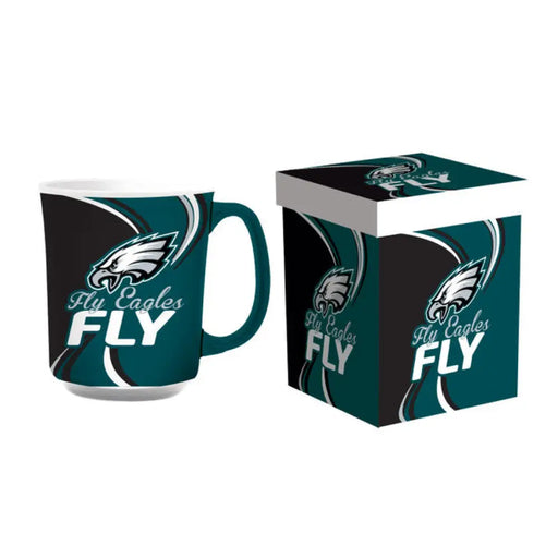 Philadelphia Eagles Coffee Mug 14oz Ceramic with Matching Box Coffee Mug