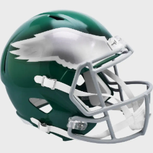 Philadelphia Eagles Full Size 1974 to 1995 Speed Replica Throwback Helmet - NFL Helmets