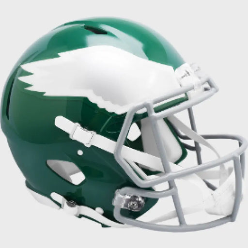 Philadelphia Eagles Full Size Authentic 1974 to 1995 Speed Throwback Football Helmet - NFL Helmets
