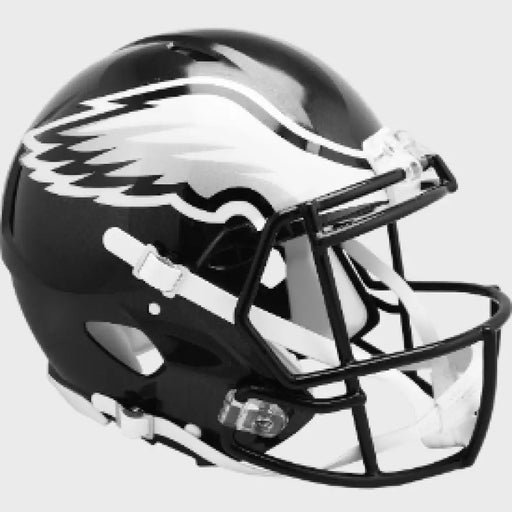 Philadelphia Eagles Full Size Authentic Speed Football Helmet 2022 Alternate - NFL Helmets