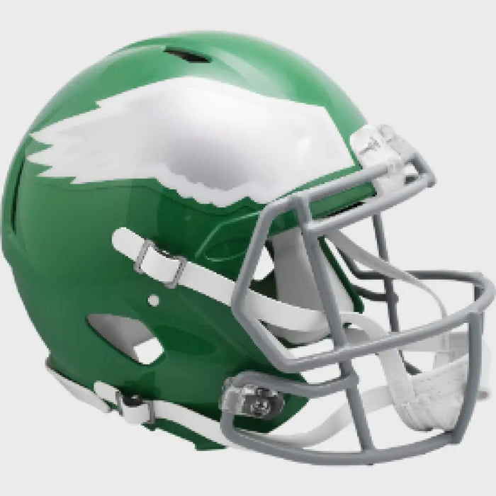 Philadelphia Eagles Full Size Authentic Speed Football Helmet 2023 Kelly Green - NFL Helmets