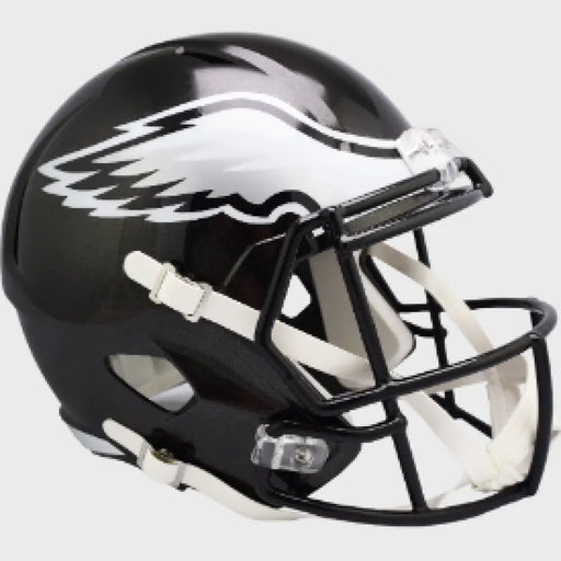 Philadelphia Eagles Full Size Speed Replica Football Helmet 2022 Alternate - NFL Helmets
