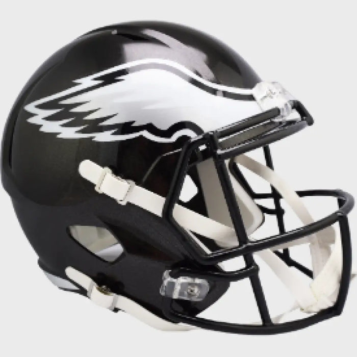 Philadelphia Eagles Full Size Speed Replica Football Helmet 2022 Alternate - NFL Helmets