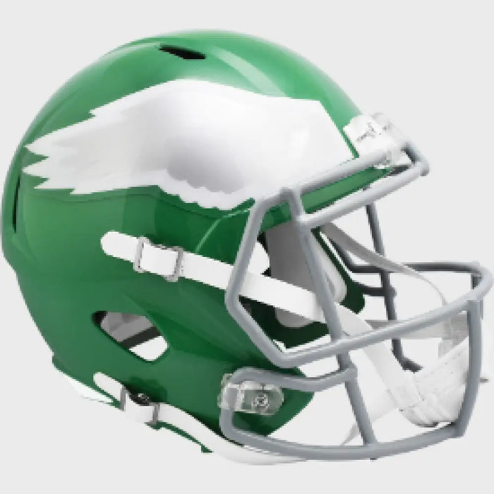 Philadelphia Eagles Full Size Speed Replica Football Helmet 2023 Kelly Green - NFL Helmets