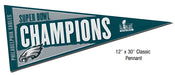 Philadelphia Eagles Super Bowl LIX Champions 12’’ x 30’’ Classic Pennant Pennants & Banners