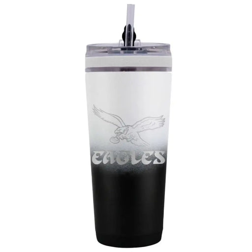 Philadelphia Eagles Throwback 26 oz Stainless Steel Ice Shaker Bottle Drinkware - Travel Mugs