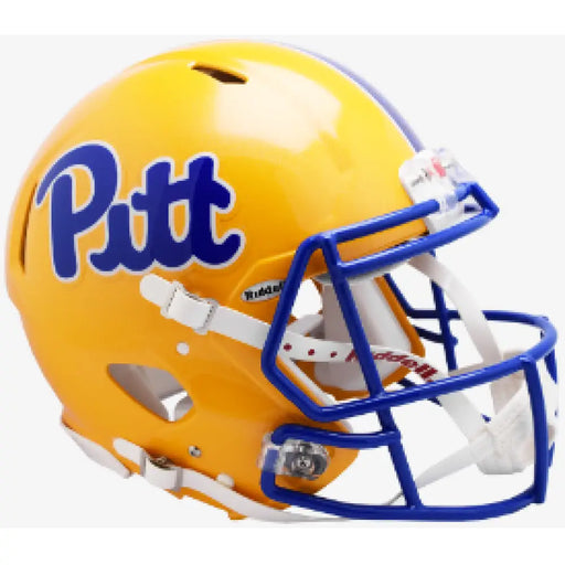 Pittsburgh Panthers Full Size Authentic Speed Football Helmet - NCAA Helmets