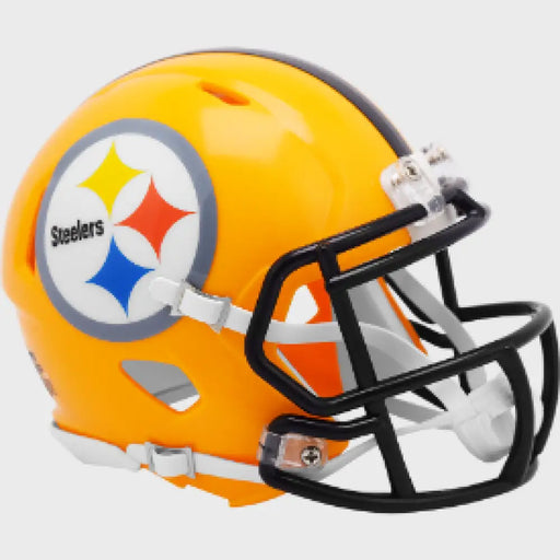 Pittsburgh Steelers 1962 Riddell Mini Speed Throwback Helmet 75th Anniversary - NFL Helmets