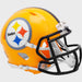 Pittsburgh Steelers 1962 Riddell Mini Speed Throwback Helmet 75th Anniversary - NFL Helmets