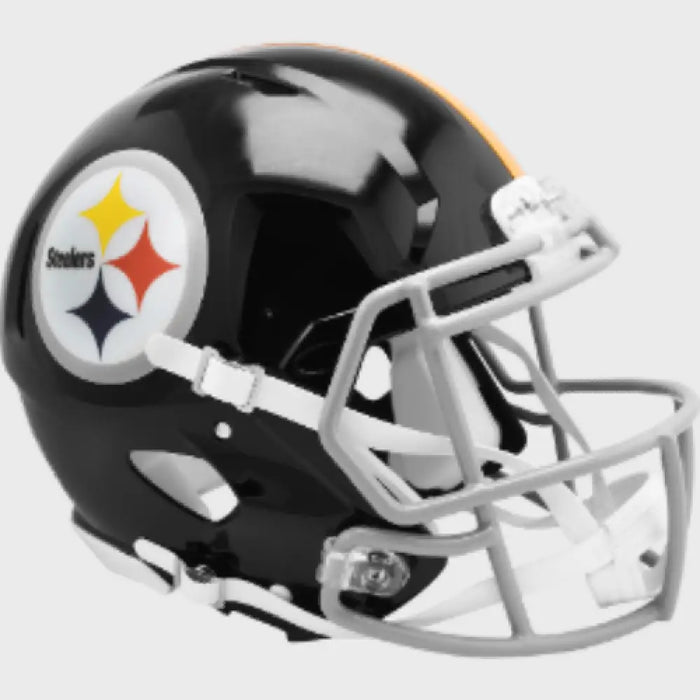 Pittsburgh Steelers 1963 to 1976 Full Size Authentic Speed Throwback Football Helmet - NFL Helmets