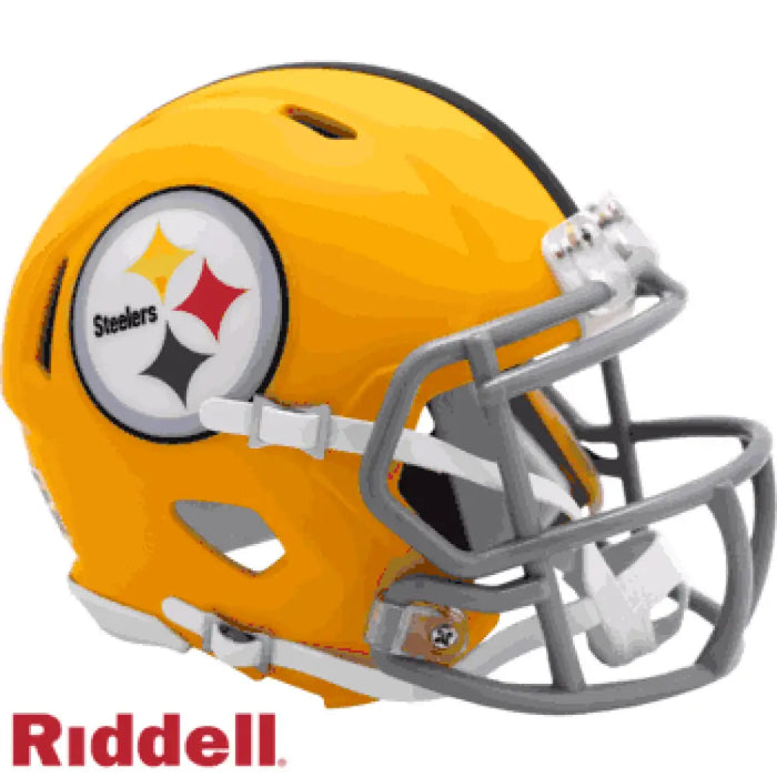 Pittsburgh Steelers NFL Mini Speed Football Helmet 2025 Alternate On-Field Sports Collectibles