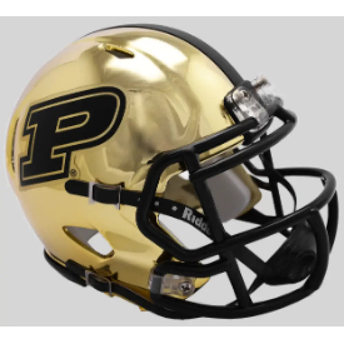 Purdue Boilermakers NCAA Mini Chrome Speed Football Helmet Chrome - NCAA Helmets
