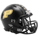 Purdue Boilermakers NCAA Mini Speed Football Helmet Anodized Black - NCAA Helmets