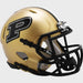 Purdue Boilermakers NCAA Mini Speed Football Helmet Gold - NCAA Helmets