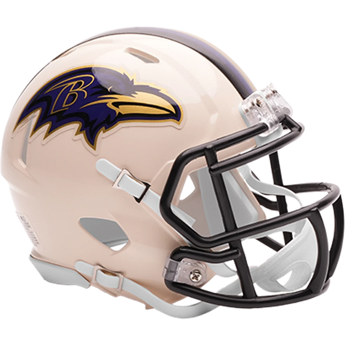 Baltimore Ravens Speed Mini Football Helmet RETRO - NFL