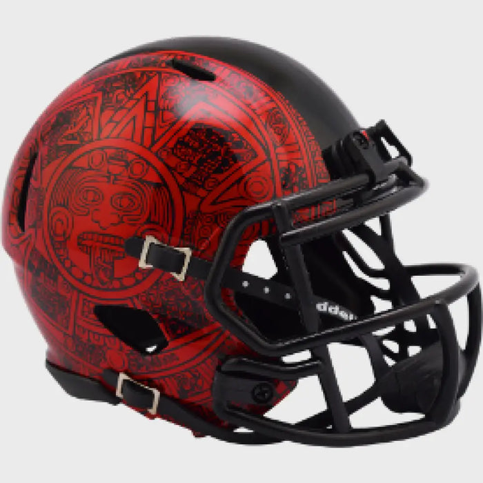 cheap ncaa mini football helmets San Diego State Aztecs NCAA Mini Speed Football Helmet Aztec Calendar- — Break4Sports & Collectibles, LLC
