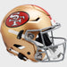 San Francisco 49ers 1964 to 1995 Full Size Authentic SpeedFlex Football Helmet - NFL Helmets