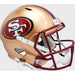 San Francisco 49ers Full Size 1996 to 2008 Speed Replica Throwback Helmet - NFL Sports Collectibles