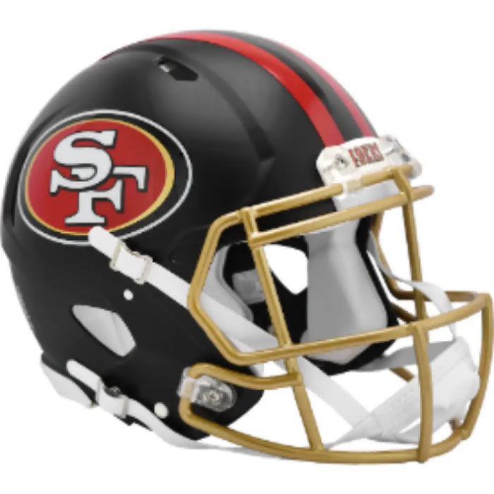 San Francisco 49ers Full Size Authentic Speed Football Helmet 2025 Rivalries - NFL Helmets