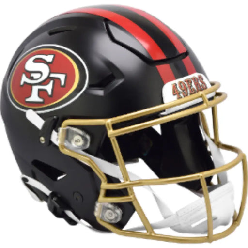 San Francisco 49ers Full Size Authentic SpeedFlex Football Helmet 2025 Rivalries - NFL Helmets