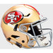 San Francisco 49ers Full Size Authentic SpeedFlex Football Helmet - NFL Helmets